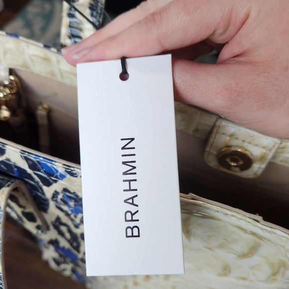 Brahmin Jaguar Ombre Melbourne Handbag and Wallet - Picture 5 of 14